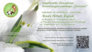 Kurs Nowe Życie 8-9.04.2017 Poznań Wilda